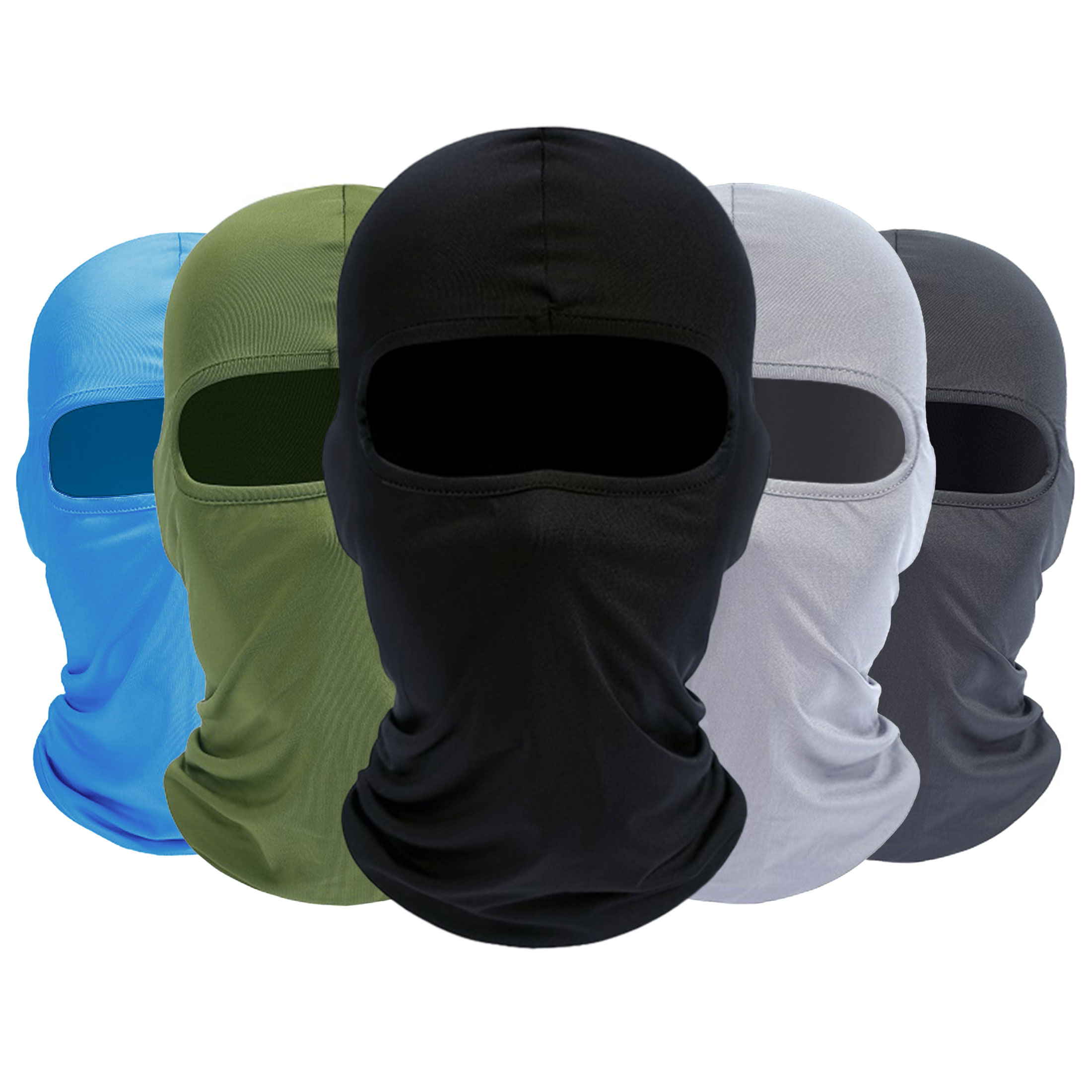 Balaclava Ski Mask, 5 Pack Neck Gaiter Motorcycle Scarf Cold Winter Warm Windproof Men/Women