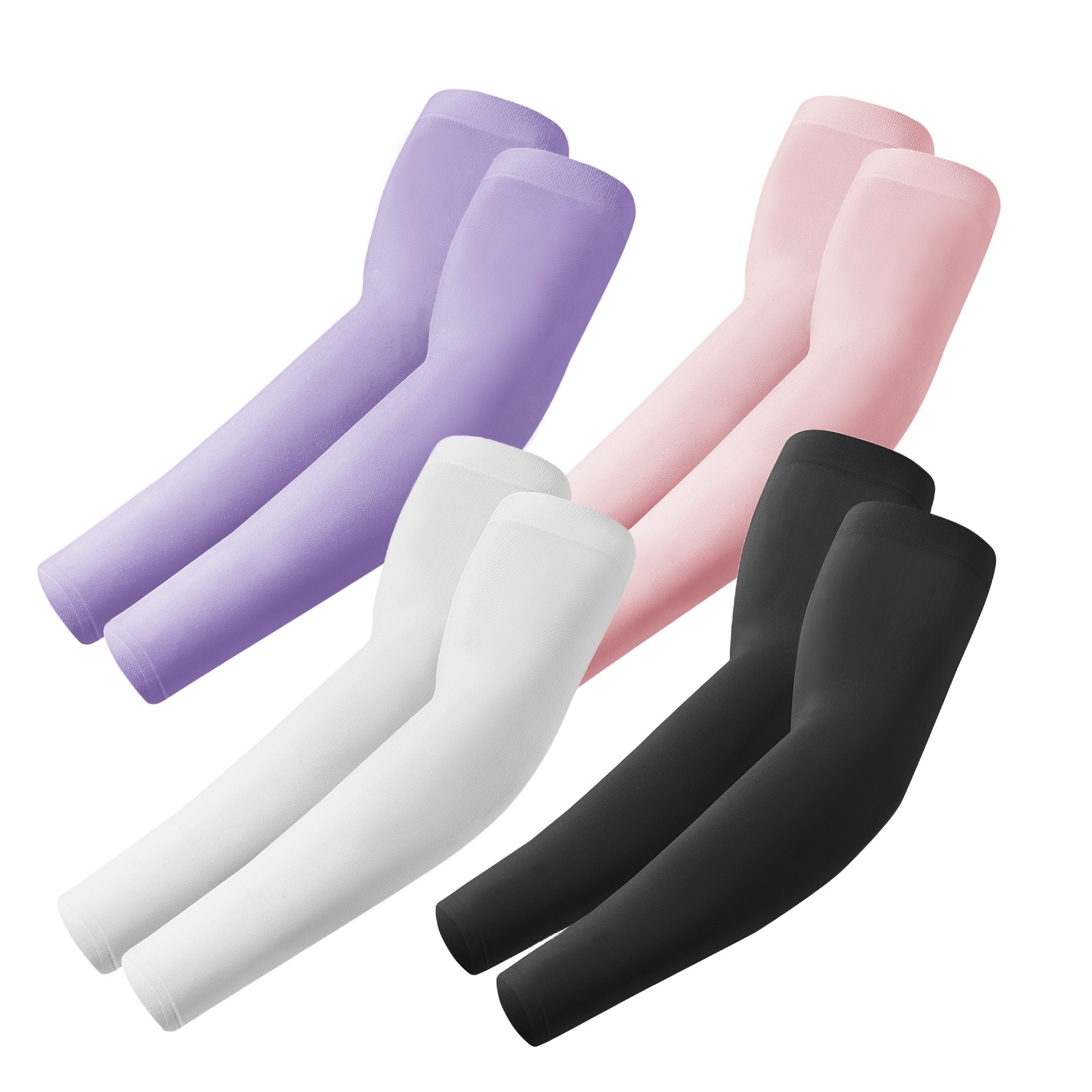 Arm Sleeves, Cooling UV Sun Protection Sports Compression for Men/Women