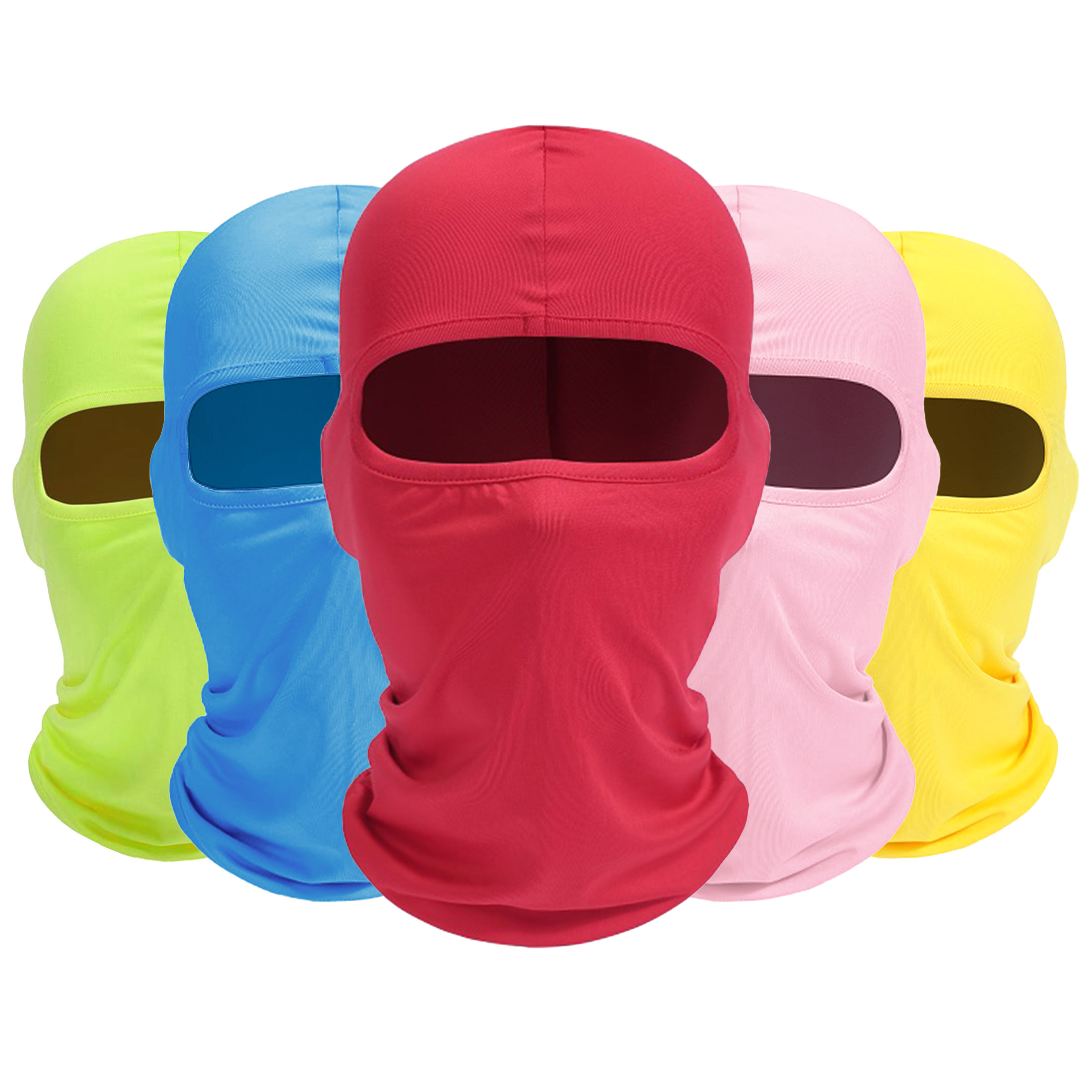 Balaclava Ski Mask, 5 Pack Neck Gaiter Motorcycle Scarf Cold Winter Warm Windproof Men/Women