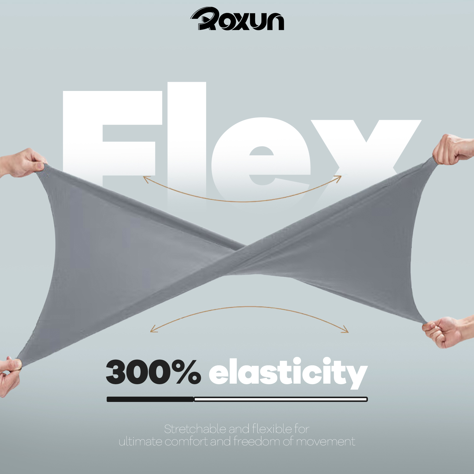 Plus Size Arm Sleeves, UV Sun Protection Cooling Sports Arm Cover Compression for Men/Women