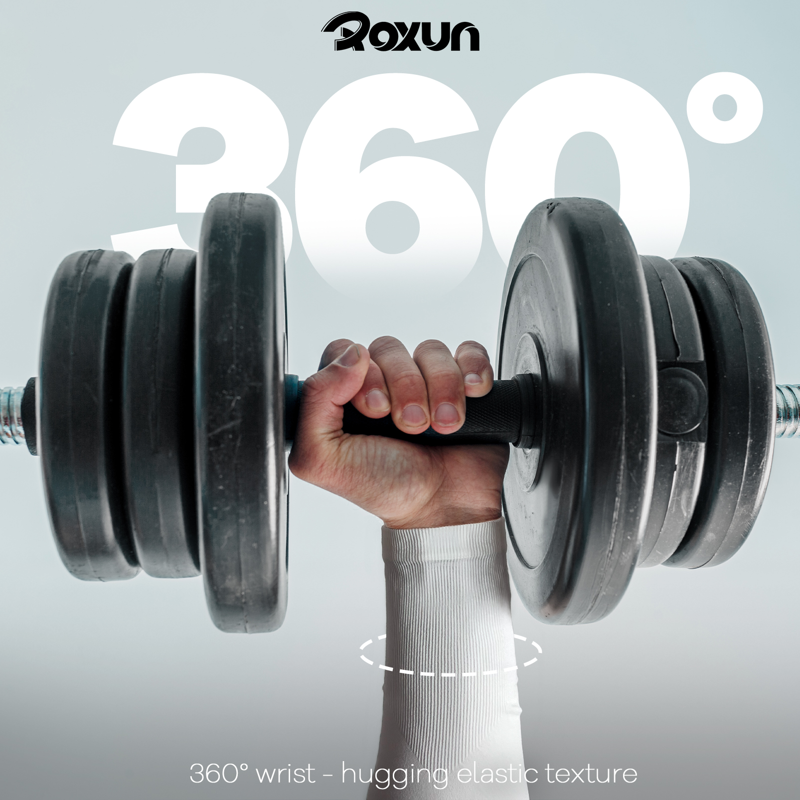 Plus Size Arm Sleeves, UV Sun Protection Cooling Sports Arm Cover Compression for Men/Women