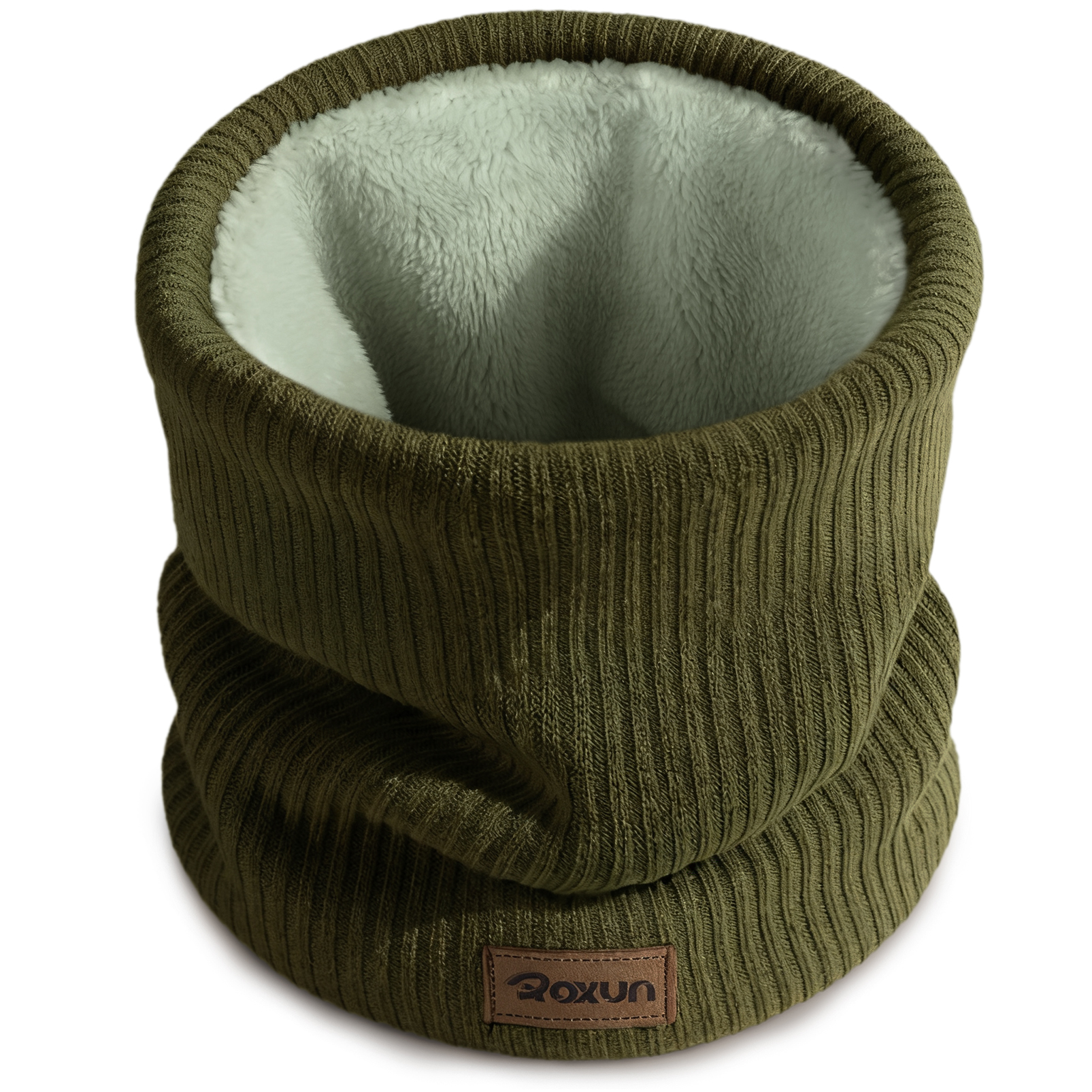 Winter Neck Gaiter, Neck Warmer Cover Ski Gaiters for Men/Women Fleece Thick Elegant Stylish