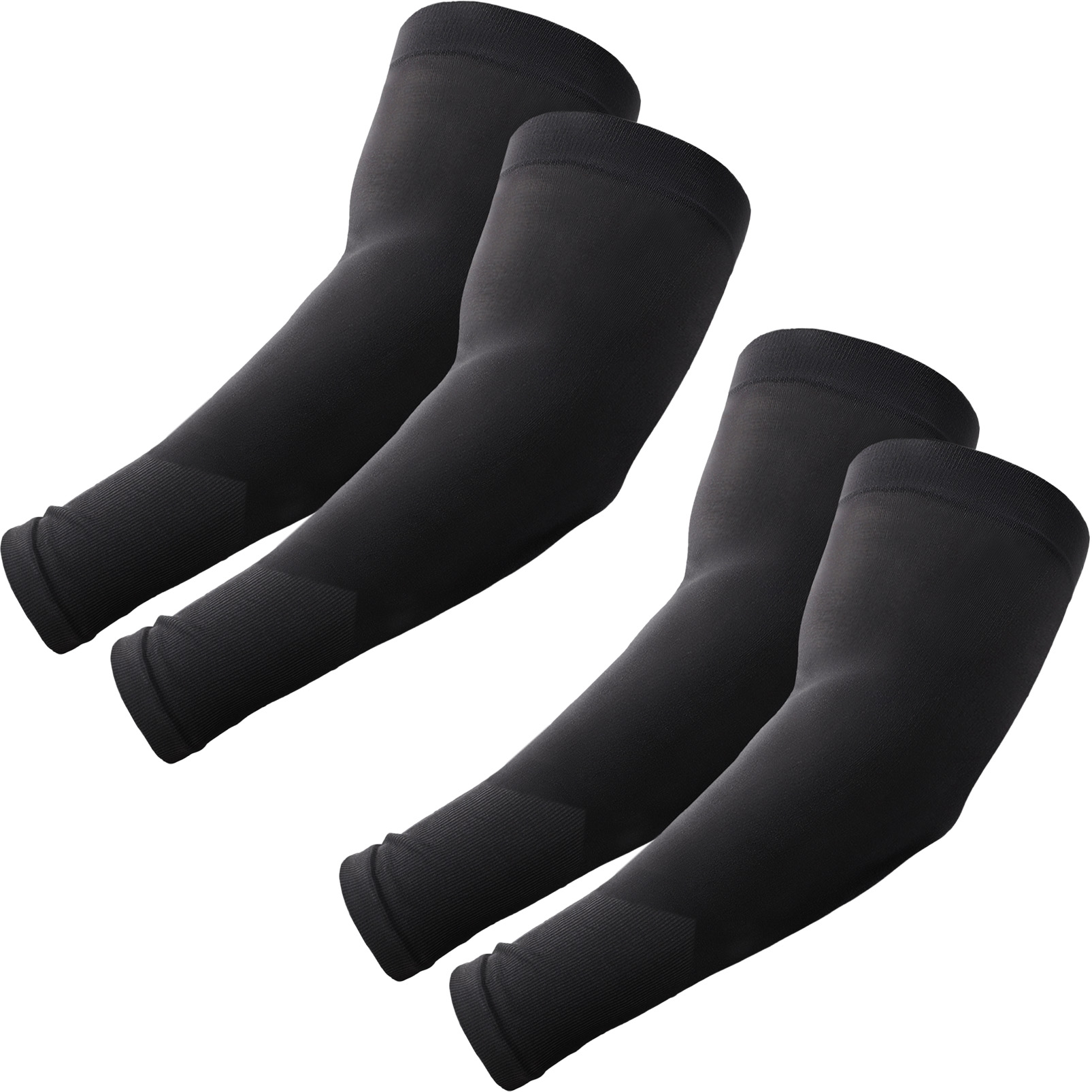 Plus Size Arm Sleeves, UV Sun Protection Cooling Sports Arm Cover Compression for Men/Women