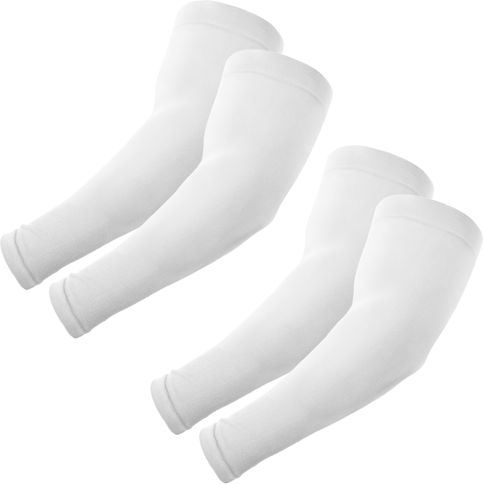 Plus Size Arm Sleeves, UV Sun Protection Cooling Sports Arm Cover Compression for Men/Women