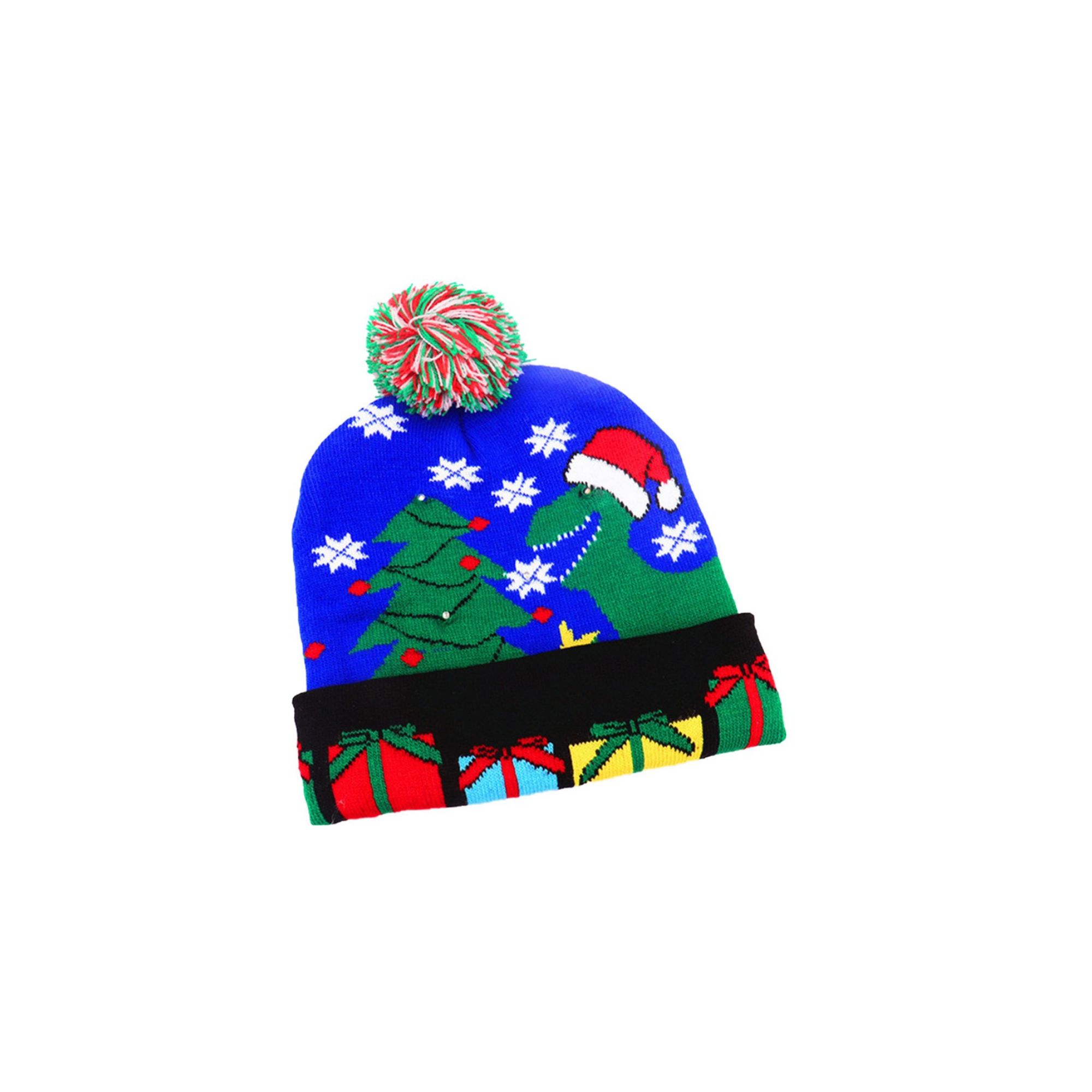 Light-Up Christmas LED Beanies