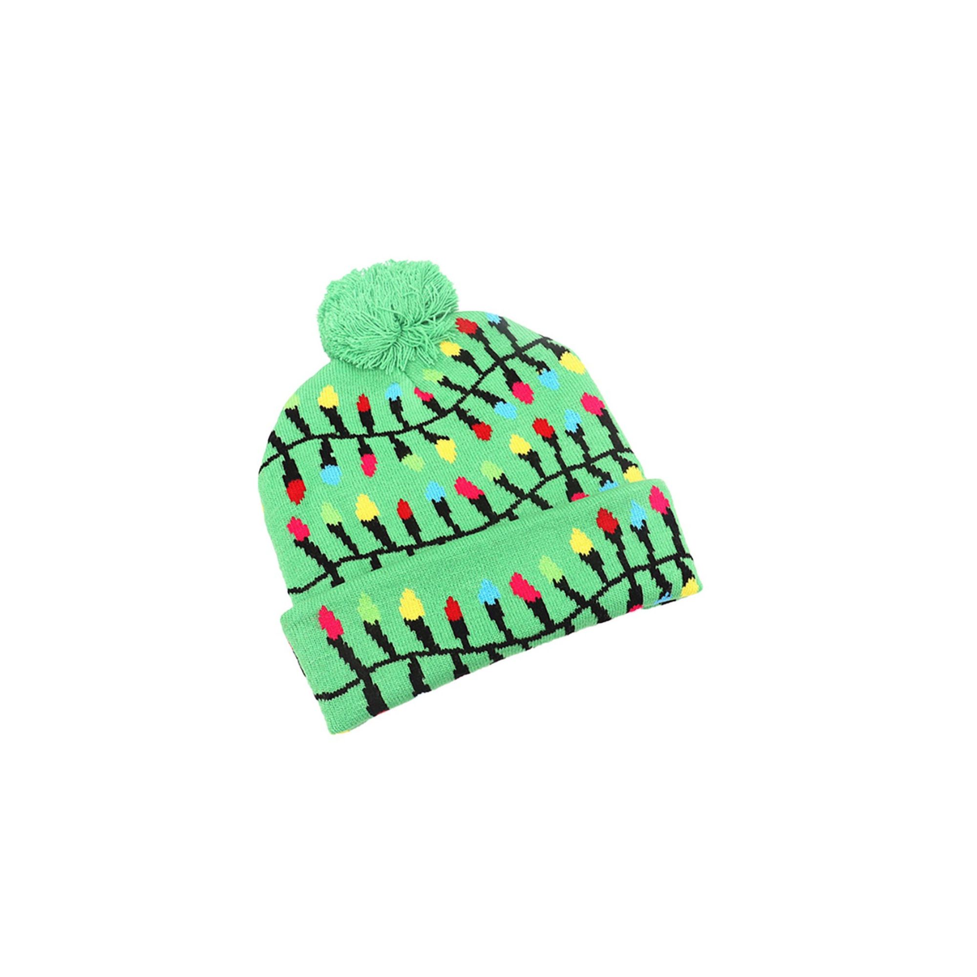 Light-Up Christmas LED Beanies