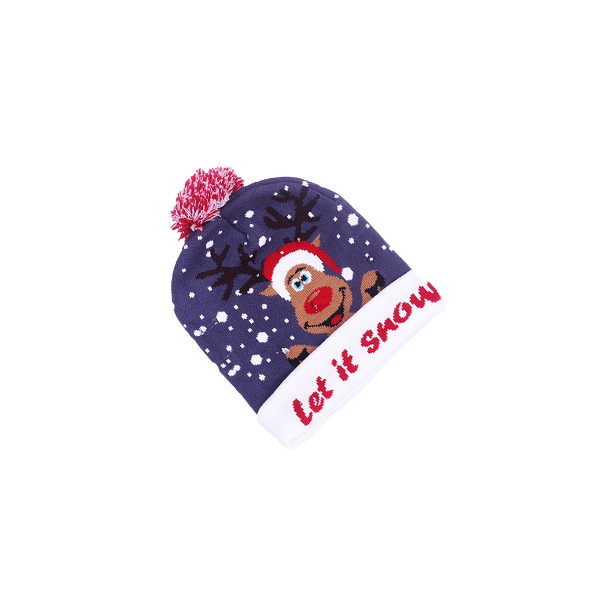 Light-Up Christmas LED Beanies
