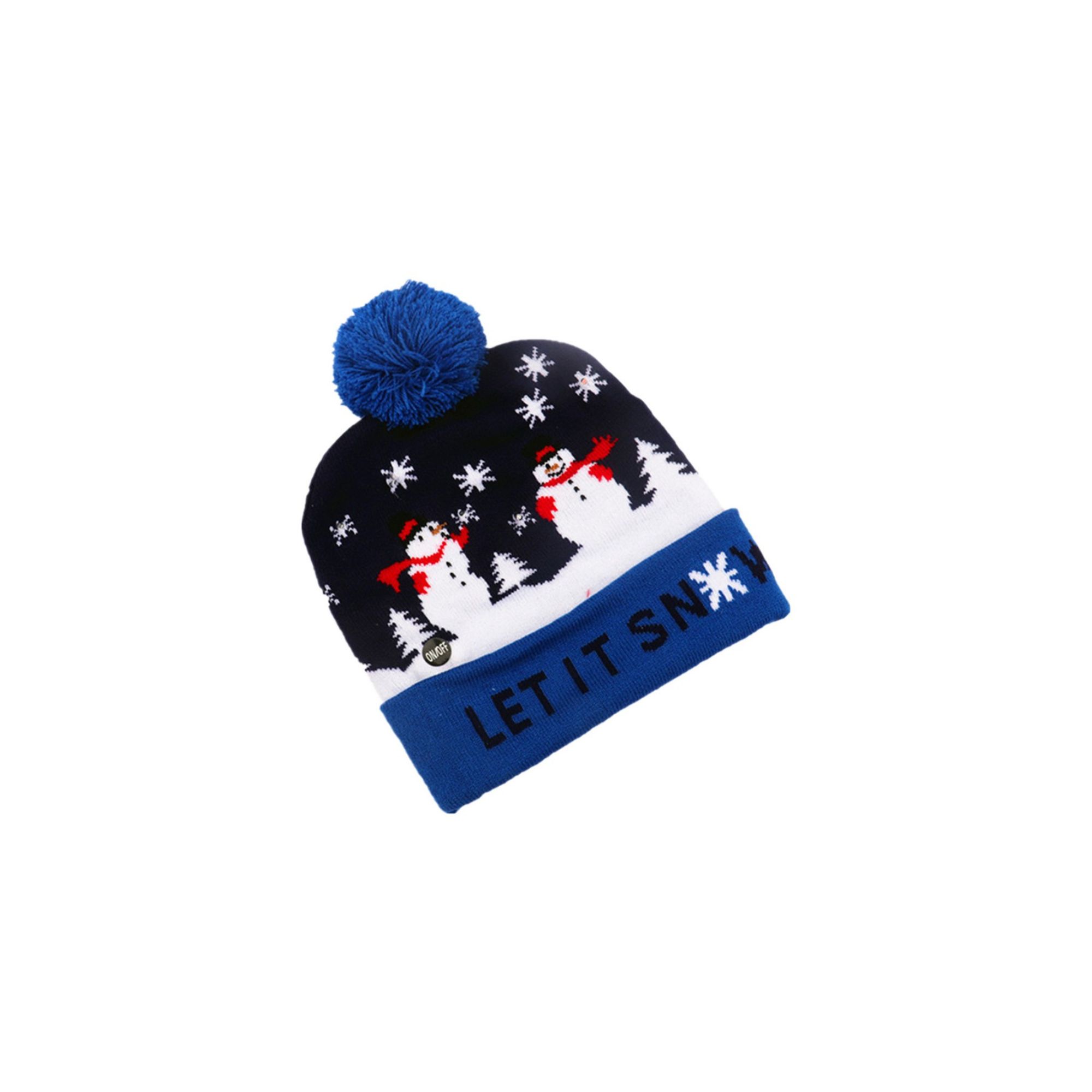 Light-Up Christmas LED Beanies