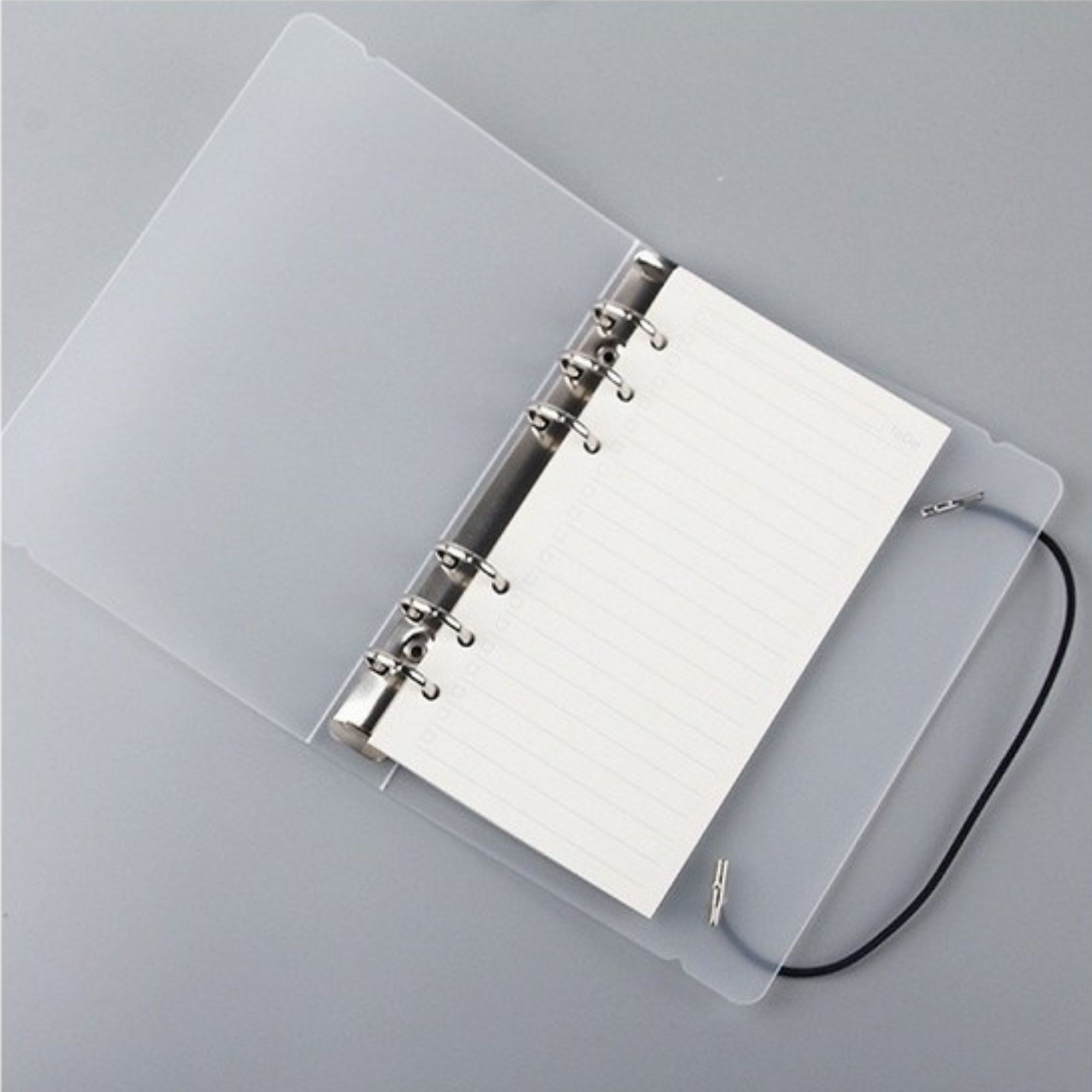"Frosted Translucent PP Handbook Binder "