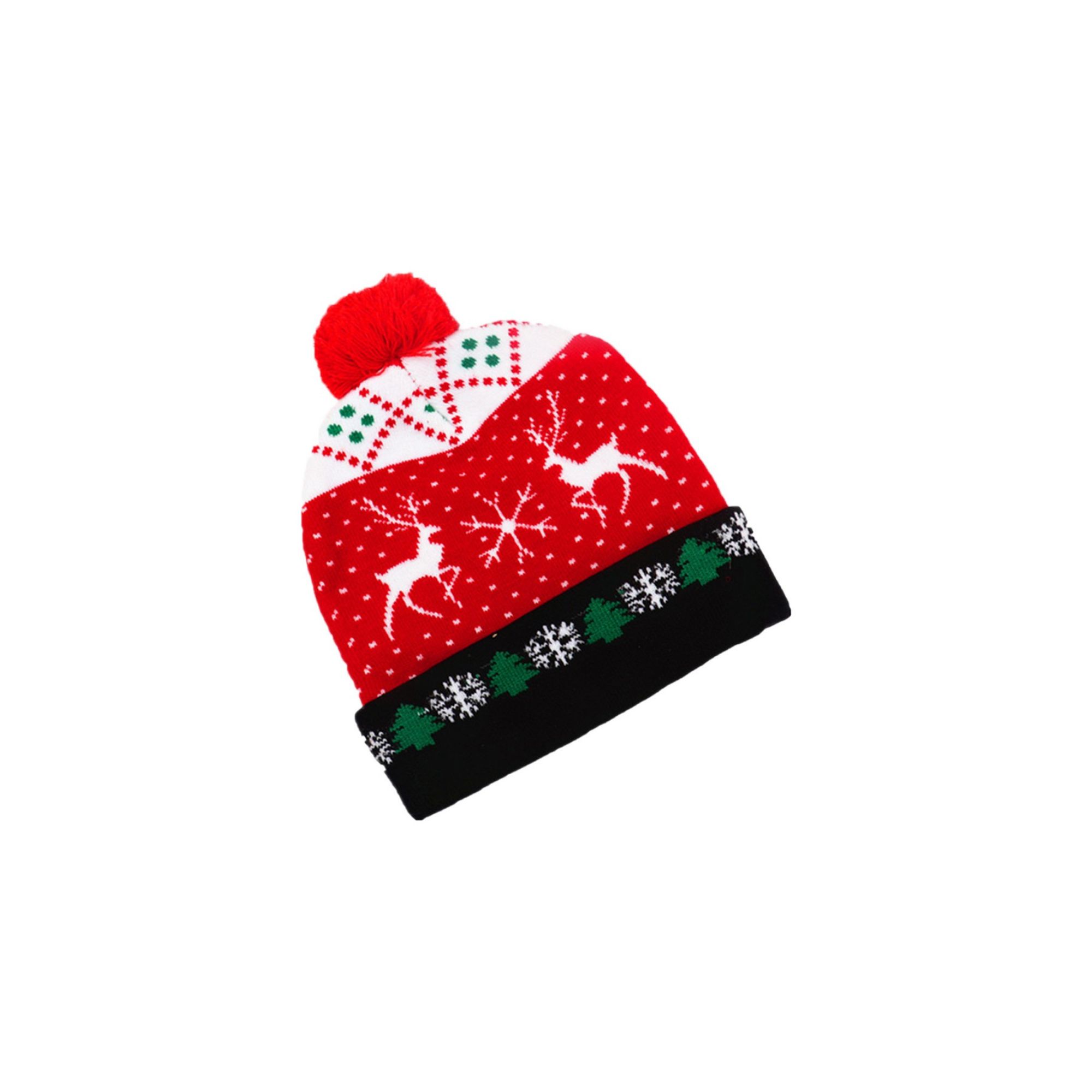 Light-Up Christmas LED Beanies
