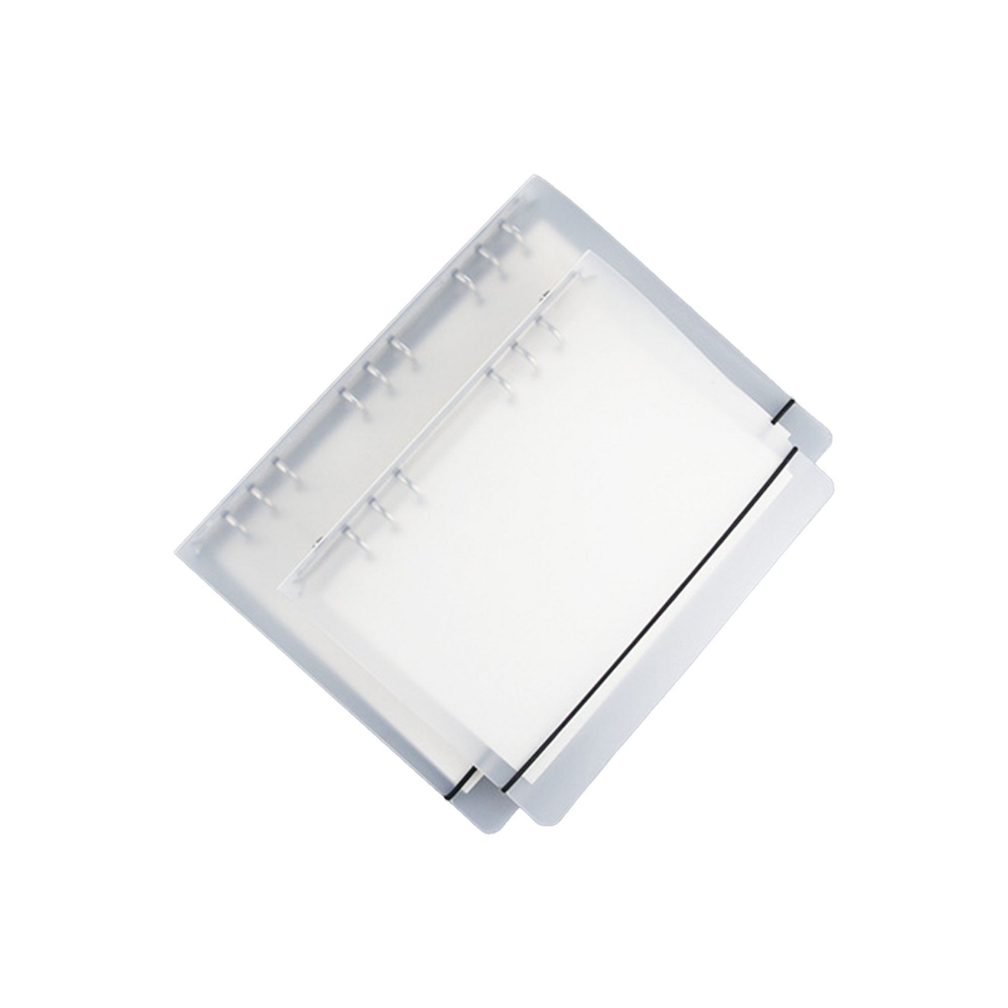 "Frosted Translucent PP Handbook Binder "