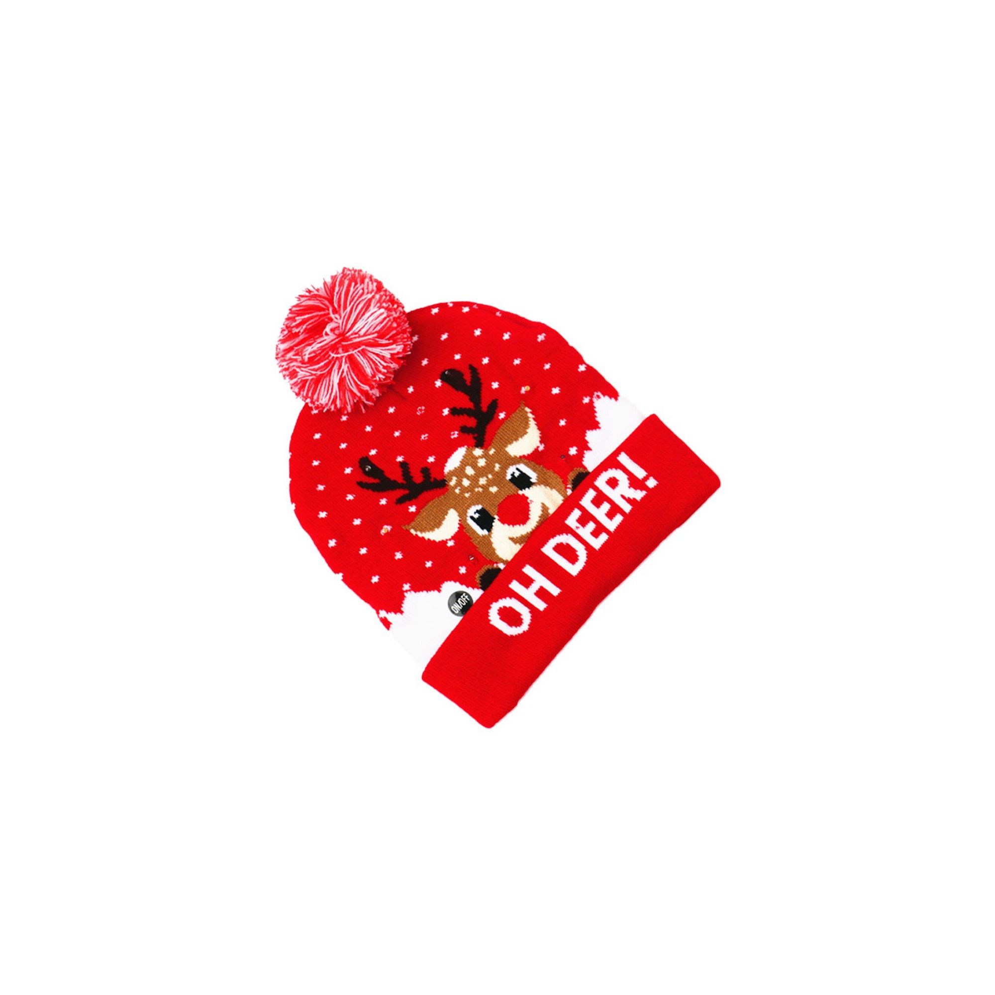 Light-Up Christmas LED Beanies