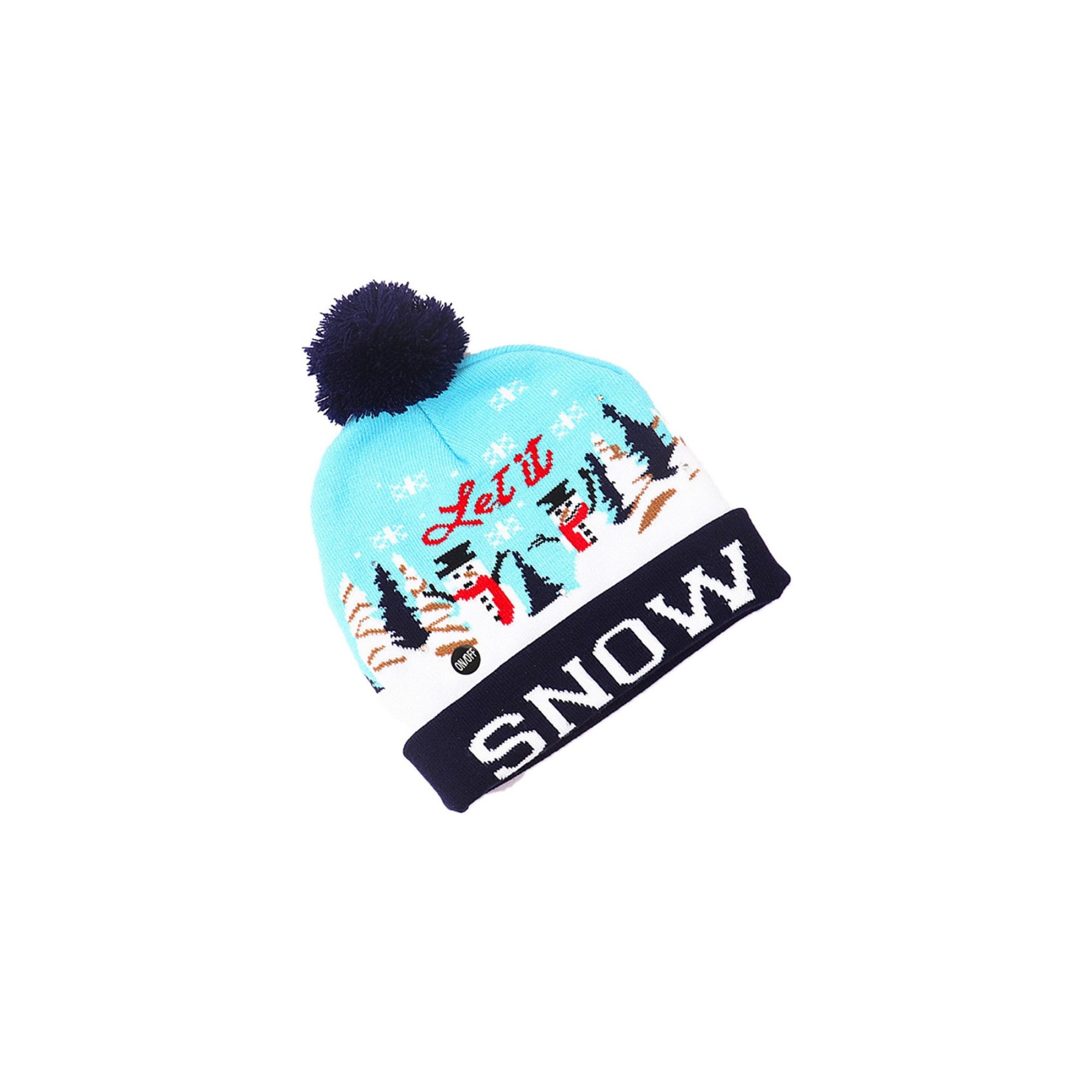 Light-Up Christmas LED Beanies