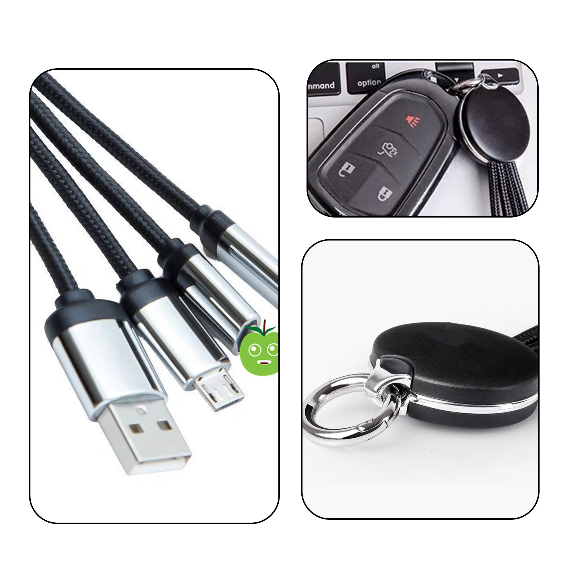 Multi-Connector Charging Cable