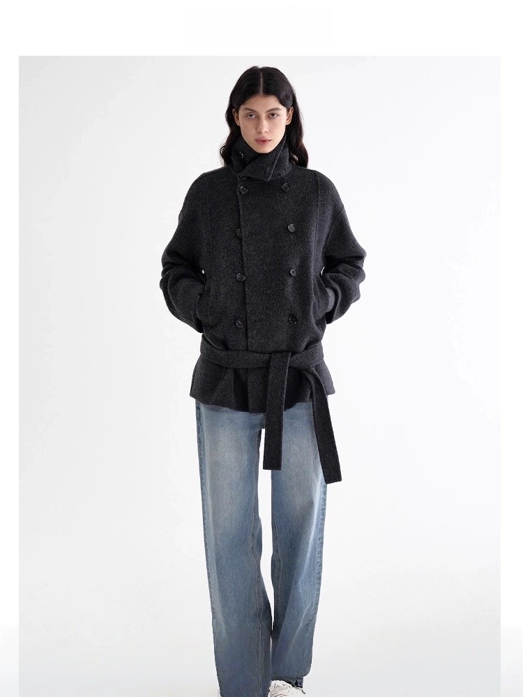 High-Quality Cashmere & Silk Blend Coat