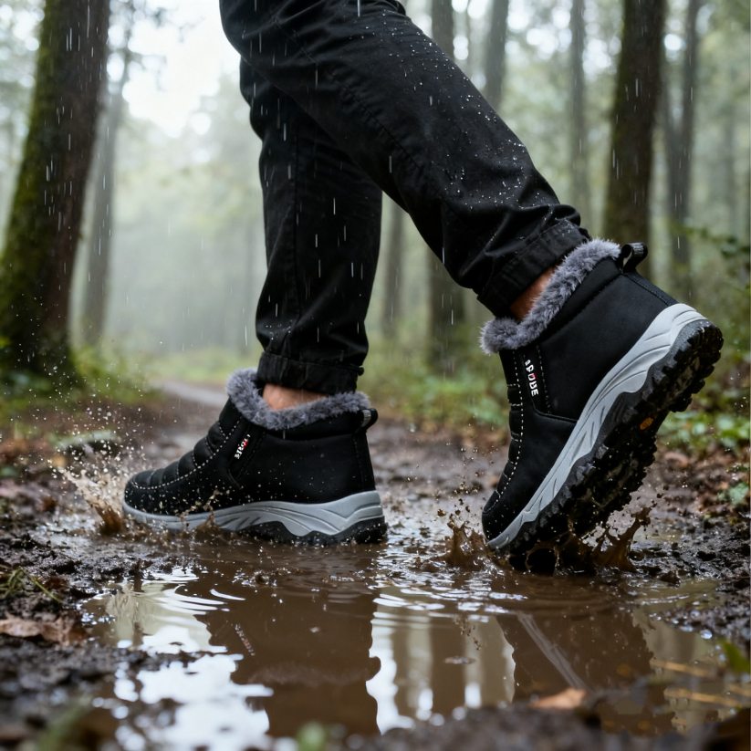 (🔥Sconto del 50% per un periodo limitato - Non lasciartelo sfuggire!) Scarpe antinfortunistiche invernali comode ed ergonomiche con una calda fodera in lana per alleviare il dolore alla schiena, alle articolazioni e ai piedi.