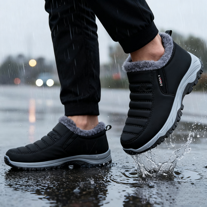 (🔥Sconto del 50% per un periodo limitato - Non lasciartelo sfuggire!) Scarpe antinfortunistiche invernali comode ed ergonomiche con una calda fodera in lana per alleviare il dolore alla schiena, alle articolazioni e ai piedi.