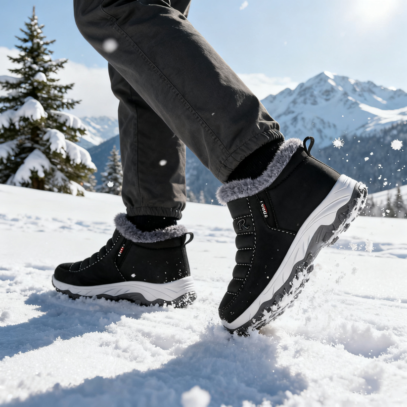 (🔥Sconto del 50% per un periodo limitato - Non lasciartelo sfuggire!) Scarpe antinfortunistiche invernali comode ed ergonomiche con una calda fodera in lana per alleviare il dolore alla schiena, alle articolazioni e ai piedi.