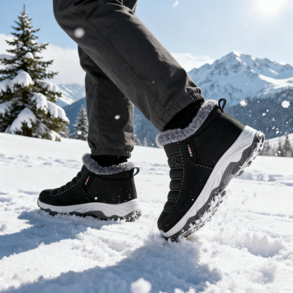 (🔥Sconto del 50% per un periodo limitato - Non lasciartelo sfuggire!) Scarpe antinfortunistiche invernali comode ed ergonomiche con una calda fodera in lana per alleviare il dolore alla schiena, alle articolazioni e ai piedi.