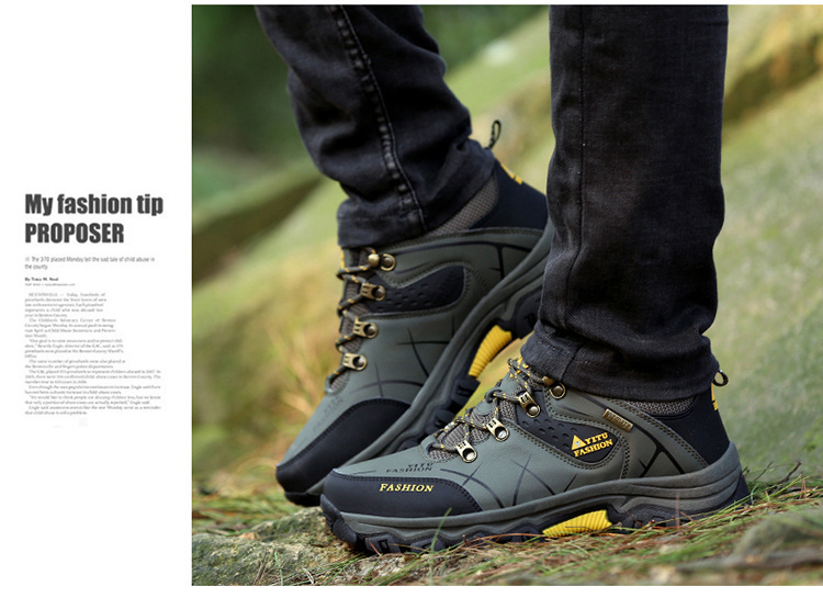 ⏰【Sconto del 50% oggi - Non perderti l'occasione!】Scarpe da trekking ergonomiche - Pelle di qualità aeronautica + versione calda disponibile 👞Supporto dell'arco plantare per una camminata facile