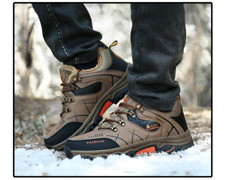 ⏰【Sconto del 50% oggi - Non perderti l'occasione!】Scarpe da trekking ergonomiche - Pelle di qualità aeronautica + versione calda disponibile 👞Supporto dell'arco plantare per una camminata facile