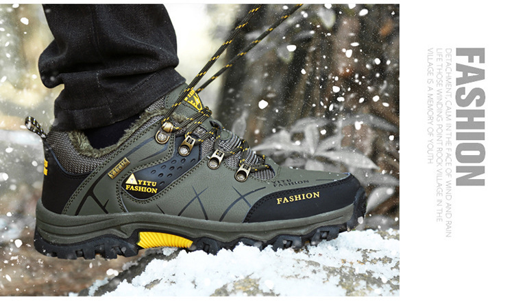 ⏰【Sconto del 50% oggi - Non perderti l'occasione!】Scarpe da trekking ergonomiche - Pelle di qualità aeronautica + versione calda disponibile 👞Supporto dell'arco plantare per una camminata facile