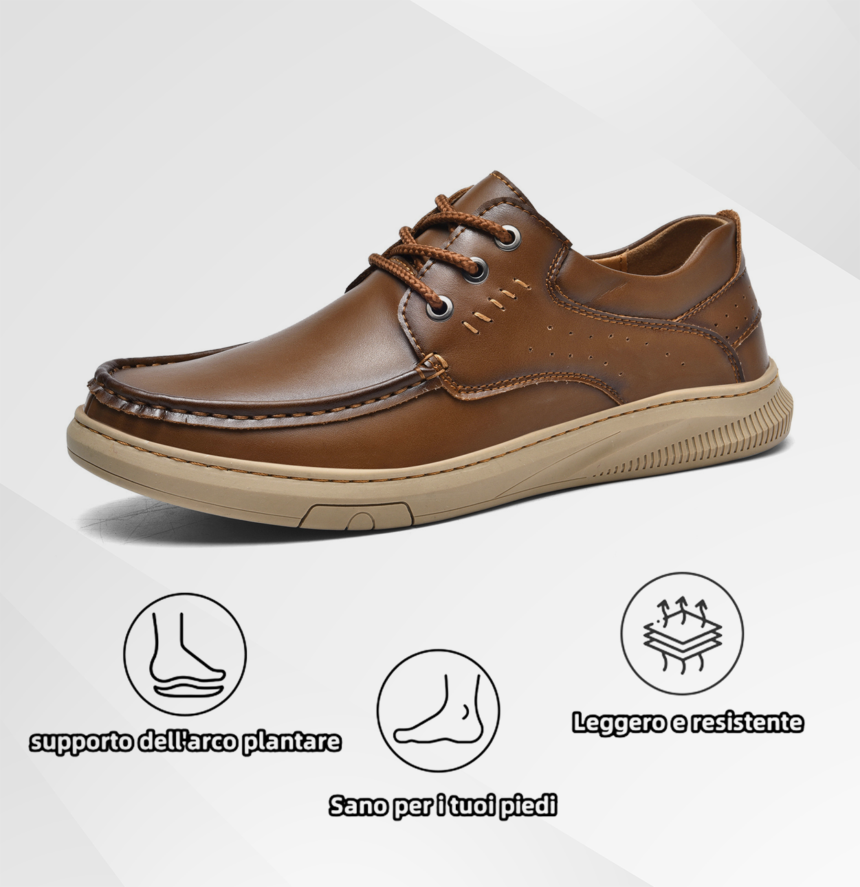 (🎉Sconto del 50% a tempo limitato - non lasciartelo sfuggire) - Scarpe ortopediche da uomo realizzate in pelle di vitello australiana✅ Camminata confortevole e sollievo dal dolore