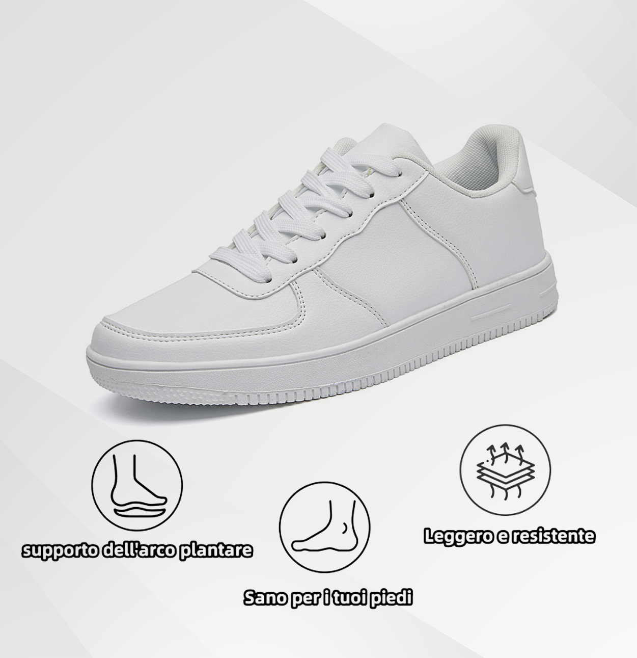 (🔥Sconto del 50% oggi - non perderlo) - Scarpe casual ortopediche in pelle - Sneakers eleganti e semplici (modelli da uomo e da donna)