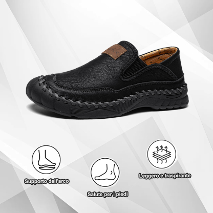 (🔥50% di sconto oggi - prendilo!) Scarpe ortopediche premium ed eleganti 👞 - Design ergonomico per alleviare il dolore