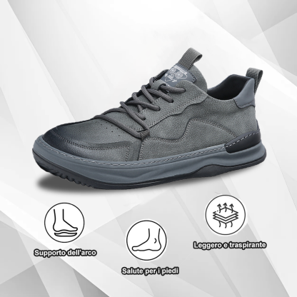 (🔥Sconto del 50% oggi - non lasciartelo sfuggire) - Scarpe selezionate in pelle di vitello a doppio strato - impermeabili e antiscivolo (funzionalità e estetica combinate)