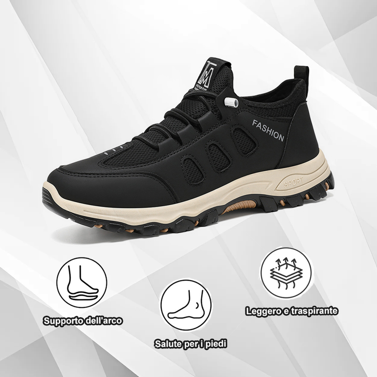 (🔥Sconto del 50% oggi - non lasciartelo sfuggire) - Sneakers in pelle morbida e comoda (perfette per stare in piedi e camminare tutto il giorno)