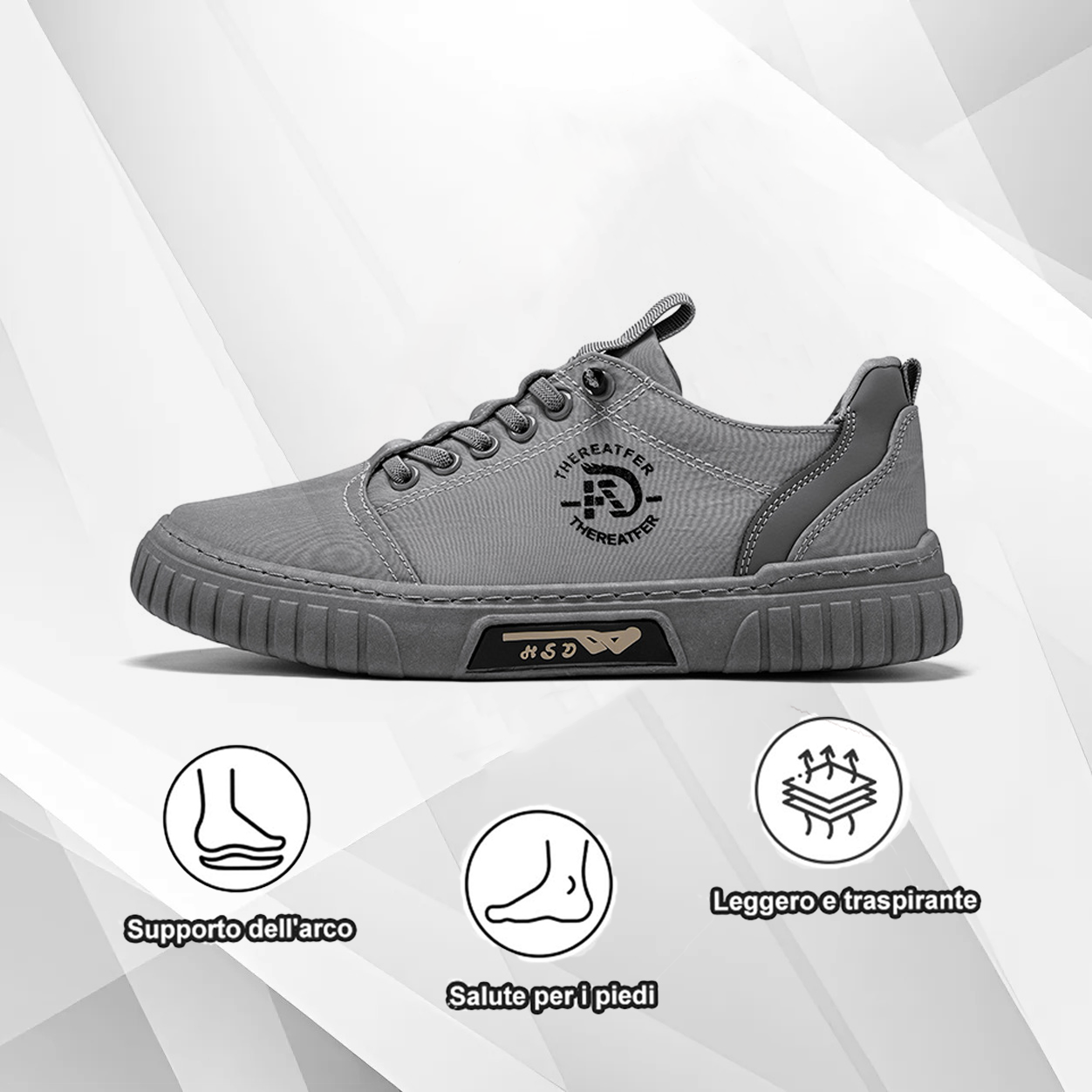 (🔥Sconto del 50% oggi - non lasciartelo sfuggire) - Scarpe ortopediche slip-on comode e casual (progettate ergonomicamente per stare in piedi e camminare tutto il giorno)