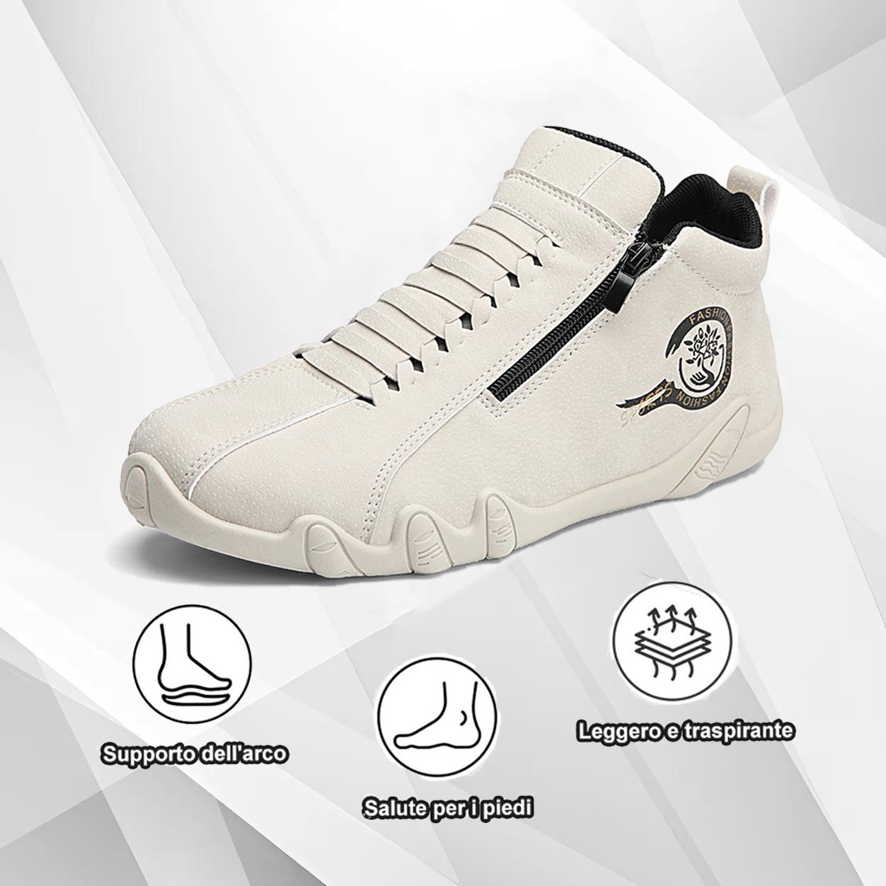 (🔥Sconto del 50% oggi - non perderlo) - Scarpe casual in pelle selezionate - Morbide e traspiranti (supporto, durata e comfort)