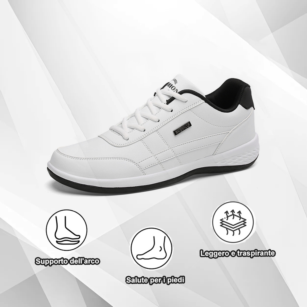 (🔥Sconto del 50% oggi - non lasciartelo sfuggire) - Scarpe ortopediche italiane morbide e comode (supporto dell'arco plantare - ottime per stare in piedi e camminare tutto il giorno)