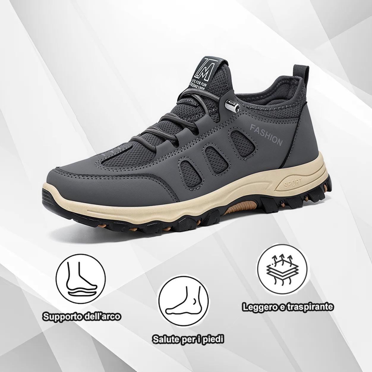 (🔥Sconto del 50% oggi - non lasciartelo sfuggire) - Sneakers in pelle morbida e comoda (perfette per stare in piedi e camminare tutto il giorno)