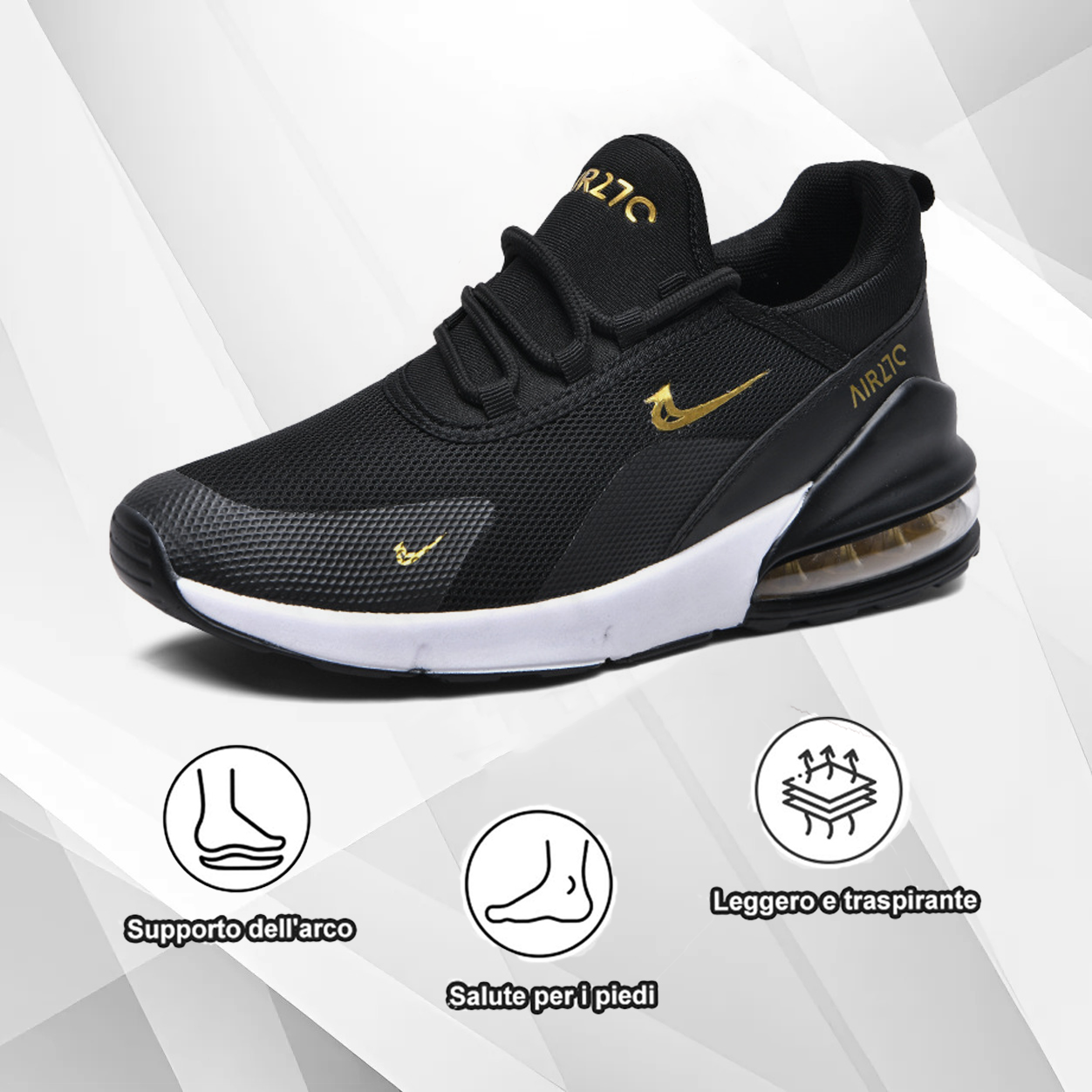 (🔥Sconto del 50% oggi - non lasciartelo sfuggire) Sneakers alla moda - (traspiranti, antiscivolo e perfette per l'esercizio fisico)