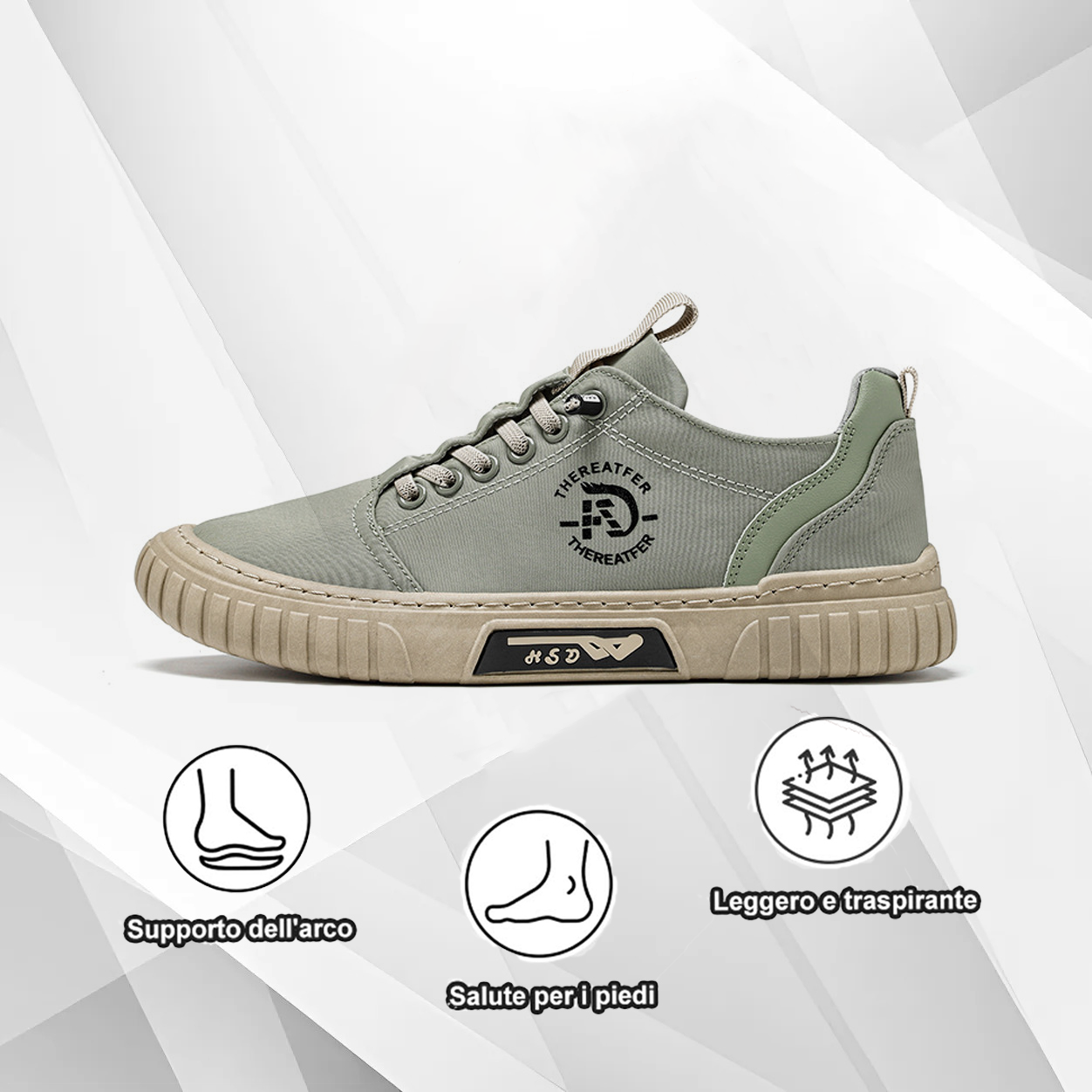 (🔥Sconto del 50% oggi - non lasciartelo sfuggire) - Scarpe ortopediche slip-on comode e casual (progettate ergonomicamente per stare in piedi e camminare tutto il giorno)