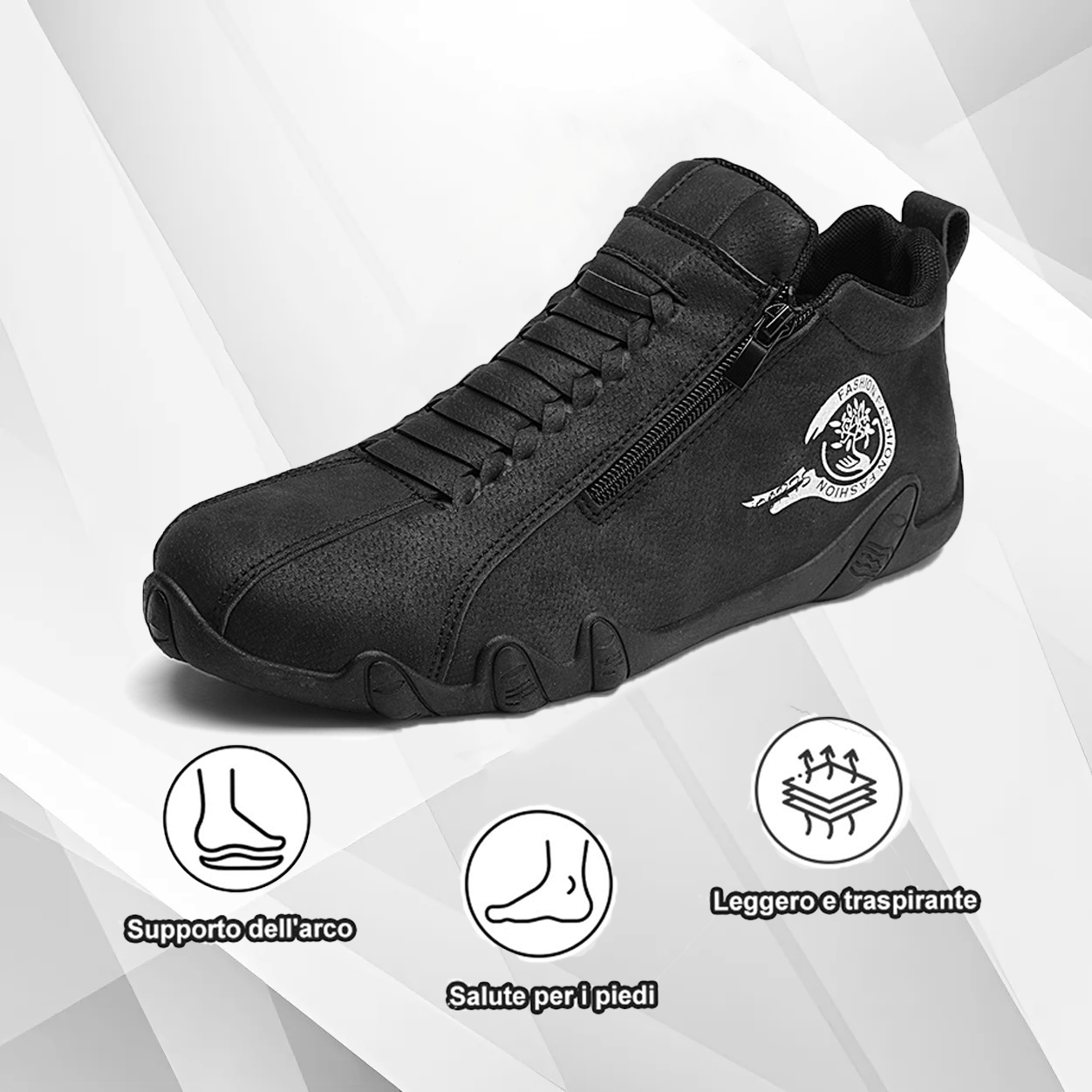 (🔥Sconto del 50% oggi - non perderlo) - Scarpe casual in pelle selezionate - Morbide e traspiranti (supporto, durata e comfort)