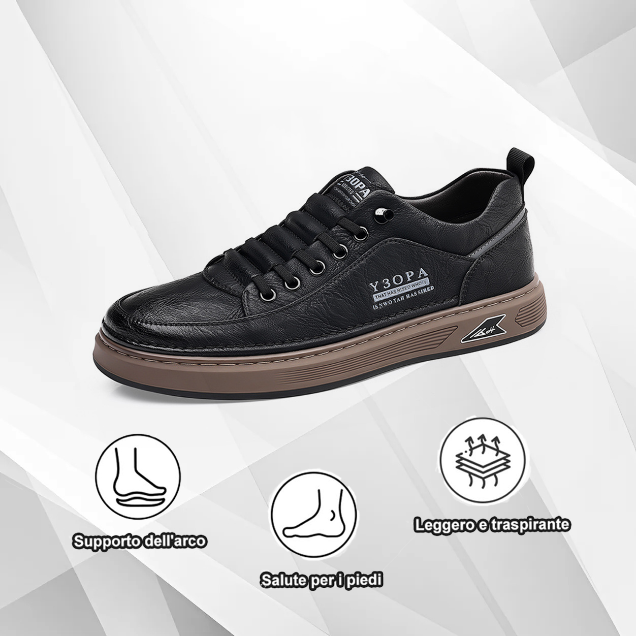 (🔥Sconto del 50% oggi - non lasciartelo sfuggire) - Mocassini ortopedici comodi e casual (scarpe in pelle resistenti e comode che si adattano ai tuoi piedi)