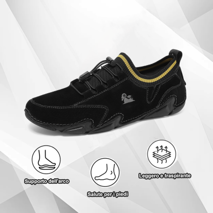 (🔥Sconto del 50% oggi, non lasciartelo sfuggire!) ⏰ - Stivali Martin casual (- Scarpe in pelle - Vestibilità comoda per i tuoi piedi, facilitano la camminata)