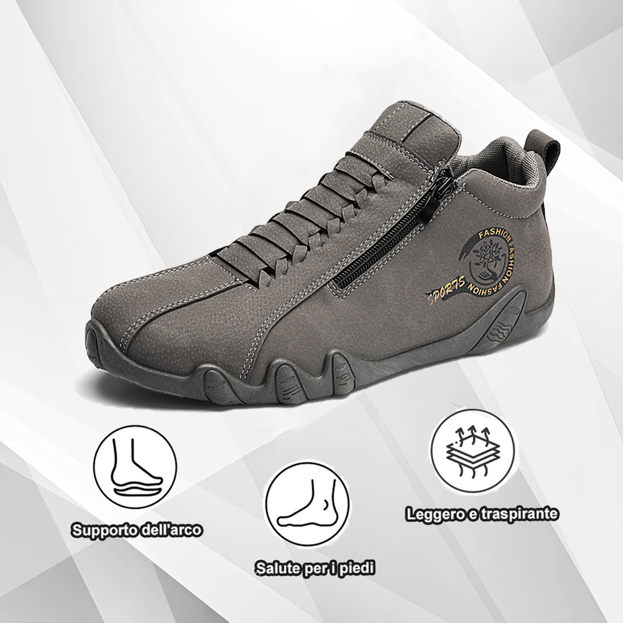 (🔥Sconto del 50% oggi - non perderlo) - Scarpe casual in pelle selezionate - Morbide e traspiranti (supporto, durata e comfort)