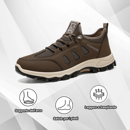 (🔥Sconto del 50% oggi - non lasciartelo sfuggire) - Sneakers in pelle morbida e comoda (perfette per stare in piedi e camminare tutto il giorno)