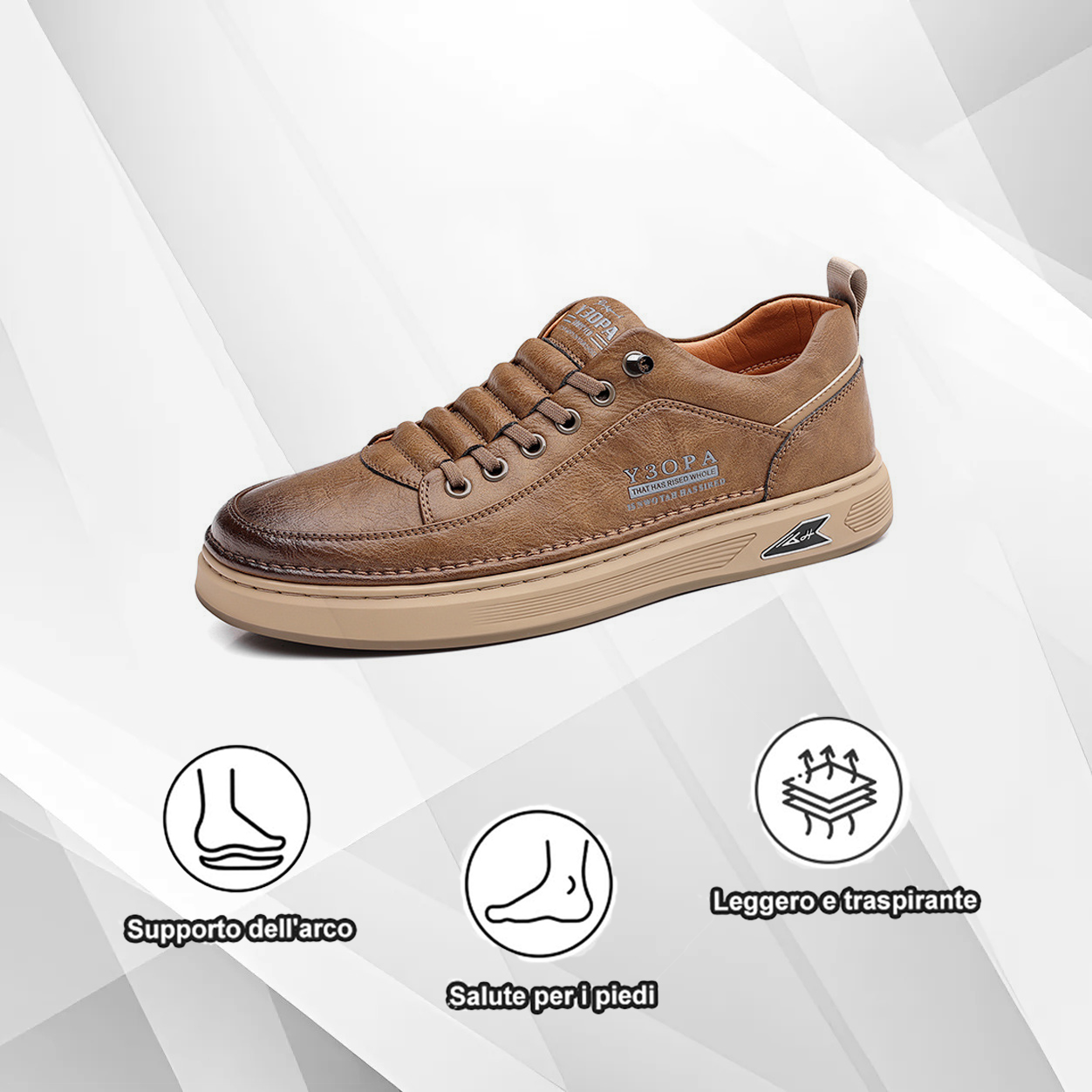 (🔥Sconto del 50% oggi - non lasciartelo sfuggire) - Mocassini ortopedici comodi e casual (scarpe in pelle resistenti e comode che si adattano ai tuoi piedi)