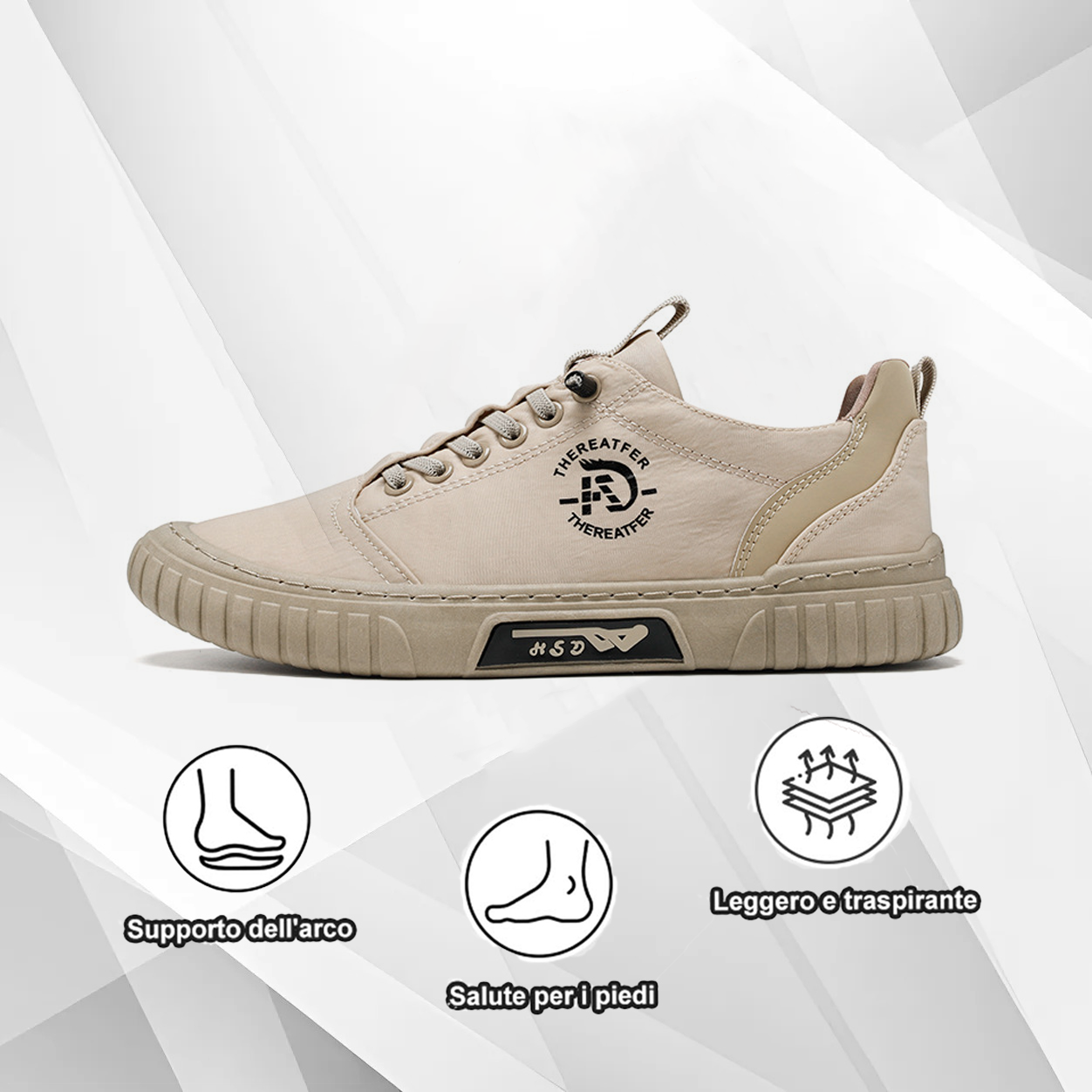 (🔥Sconto del 50% oggi - non lasciartelo sfuggire) - Scarpe ortopediche slip-on comode e casual (progettate ergonomicamente per stare in piedi e camminare tutto il giorno)