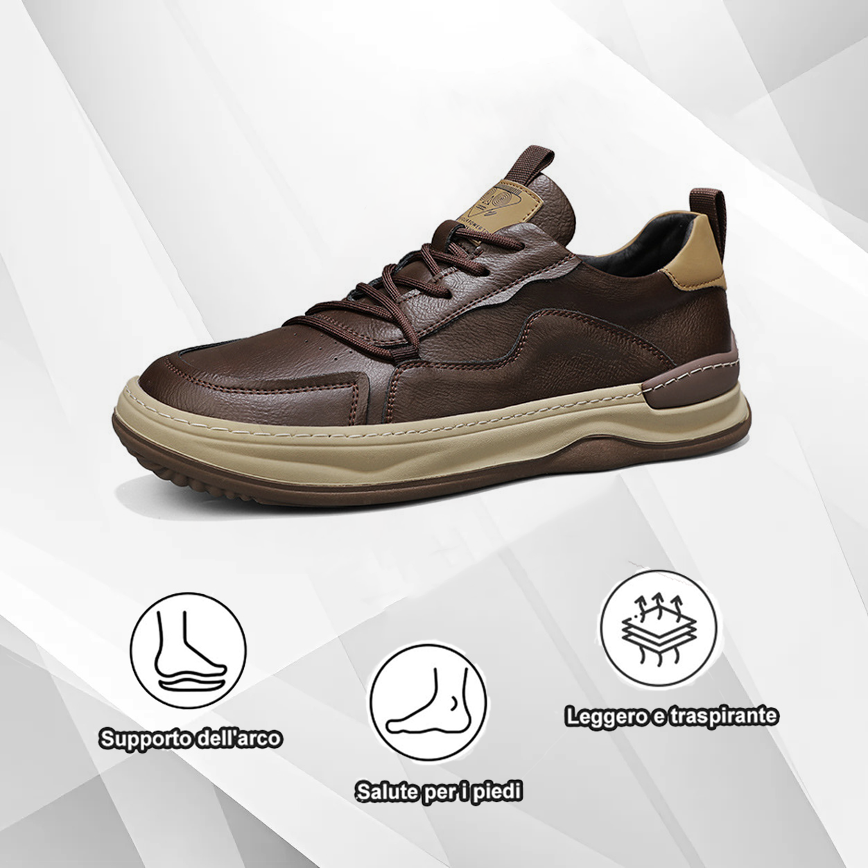 (🔥Sconto del 50% oggi - non lasciartelo sfuggire) - Scarpe selezionate in pelle di vitello a doppio strato - impermeabili e antiscivolo (funzionalità e estetica combinate)