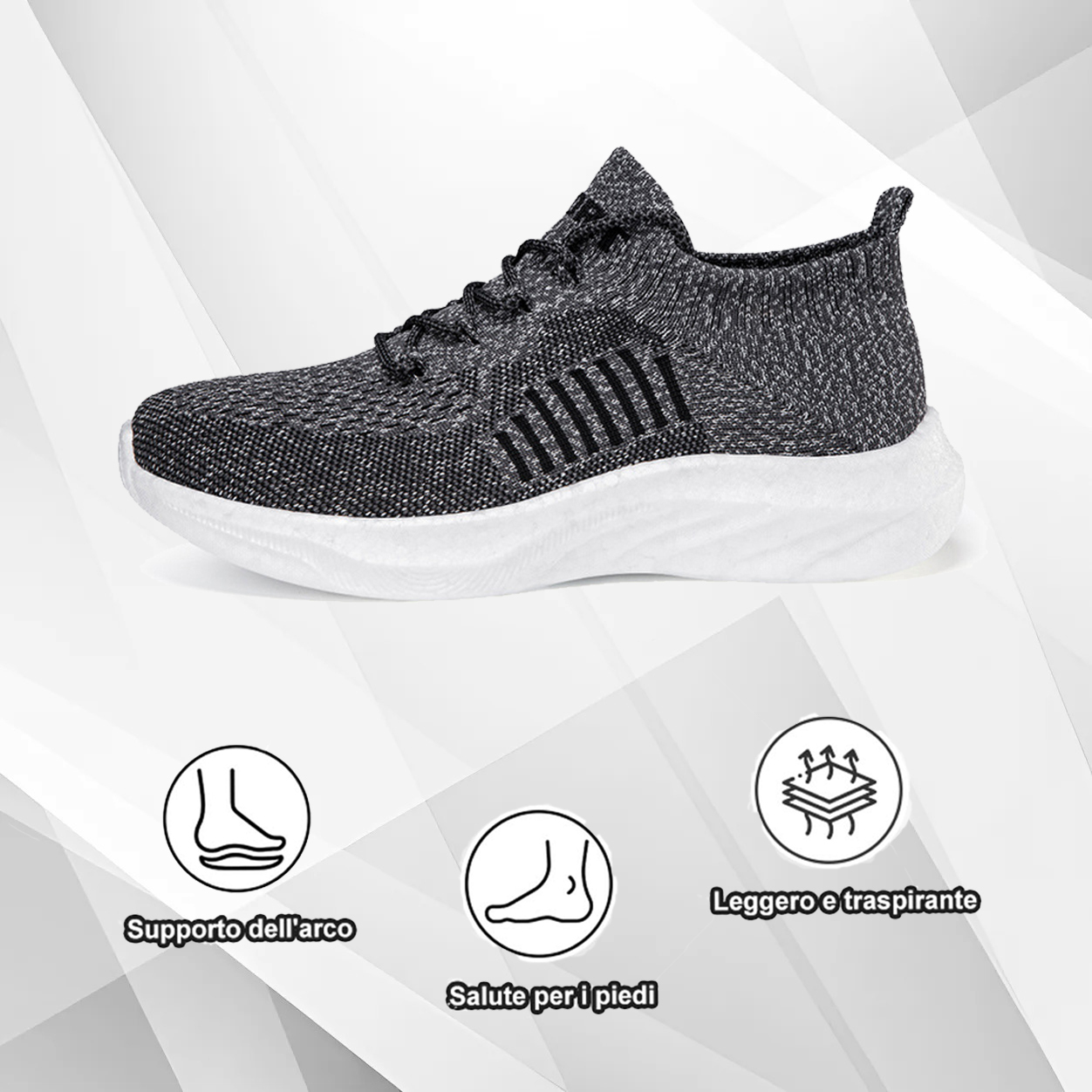 (🔥50% di sconto oggi - prendilo!) Scarpe ortopediche premium ed eleganti 👞 - Design ergonomico per alleviare il dolore