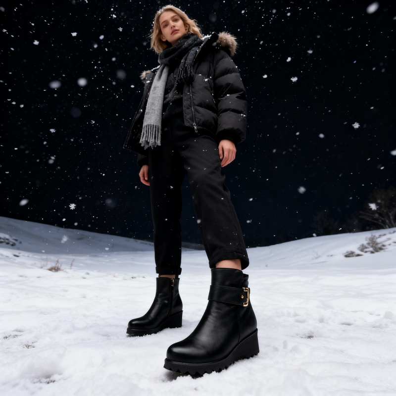 (🔥Sconto del 50% per un periodo limitato: non perdere questa opportunità)⏰ - Scarpe in morbida e comoda pelle di lana - Impermeabili e antiscivolo (stile e calore)