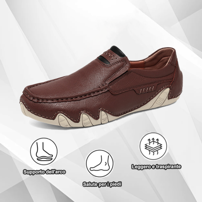 (🔥Sconto del 50% oggi - non lasciartelo sfuggire) - Scarpe leggere in pelle di vitello - Design ergonomico (eccellente supporto, durata e comfort)