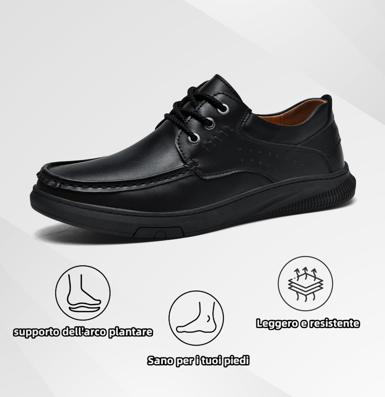 (🎉Sconto del 50% a tempo limitato - non lasciartelo sfuggire) - Scarpe ortopediche da uomo realizzate in pelle di vitello australiana✅ Camminata confortevole e sollievo dal dolore