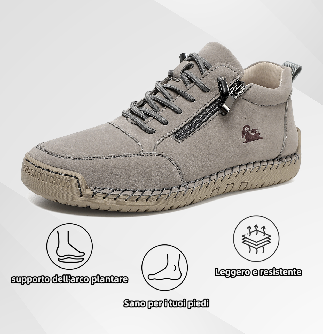 (🔥 Sconto del 50% - Non lasciartelo sfuggire!) Scarpe selezionate in pelle di vitello - scarpe ortopediche - 👞 - resistenti, antiscivolo e impermeabili (supporto dell'arco plantare, sollievo dal dolore, unisex)